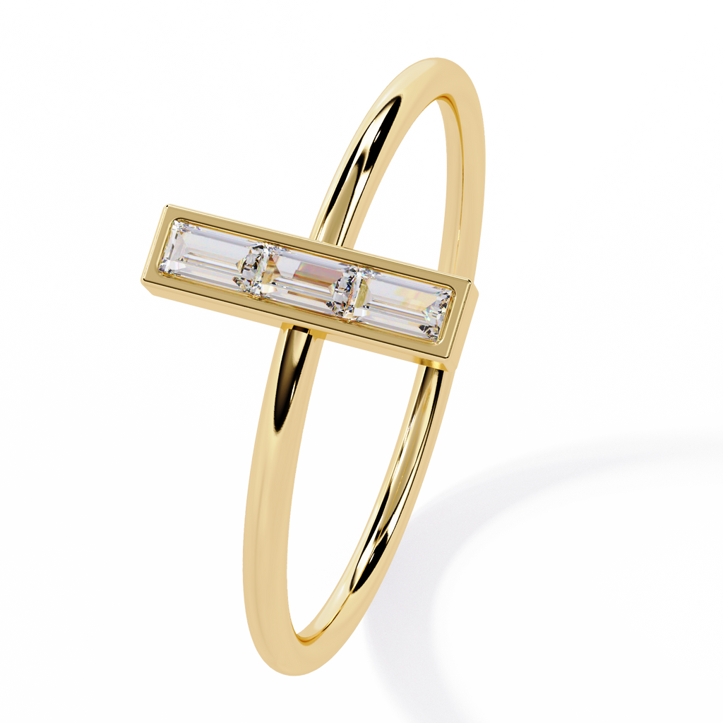 Baguette Lab Grown Diamond Ring