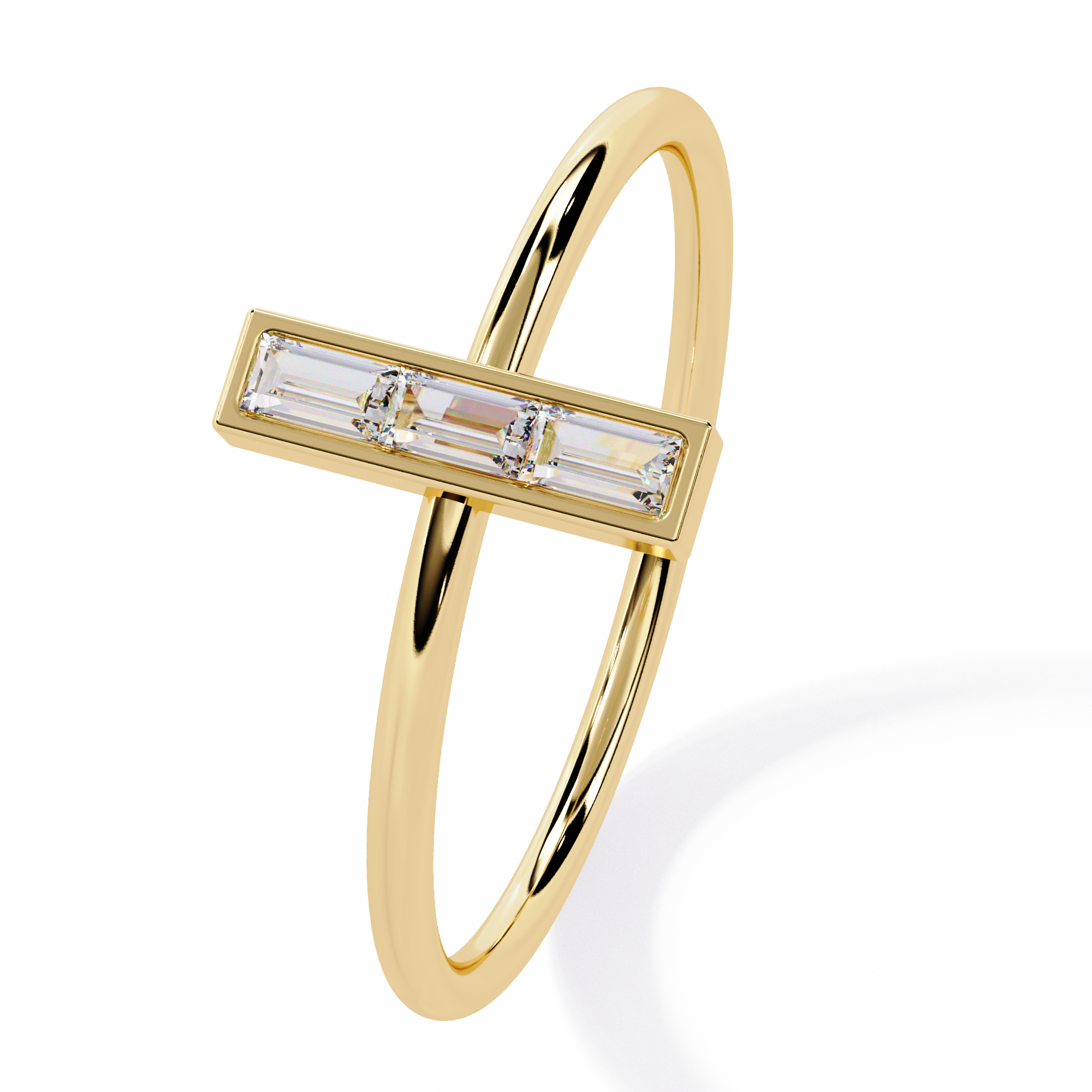 Baguette Lab Grown Diamond Ring
