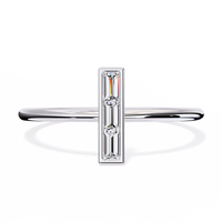 Baguette Lab Grown Diamond Ring