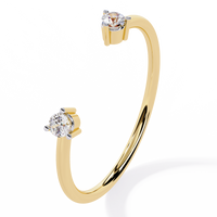 Open Band Lab Grown Diamond Ring