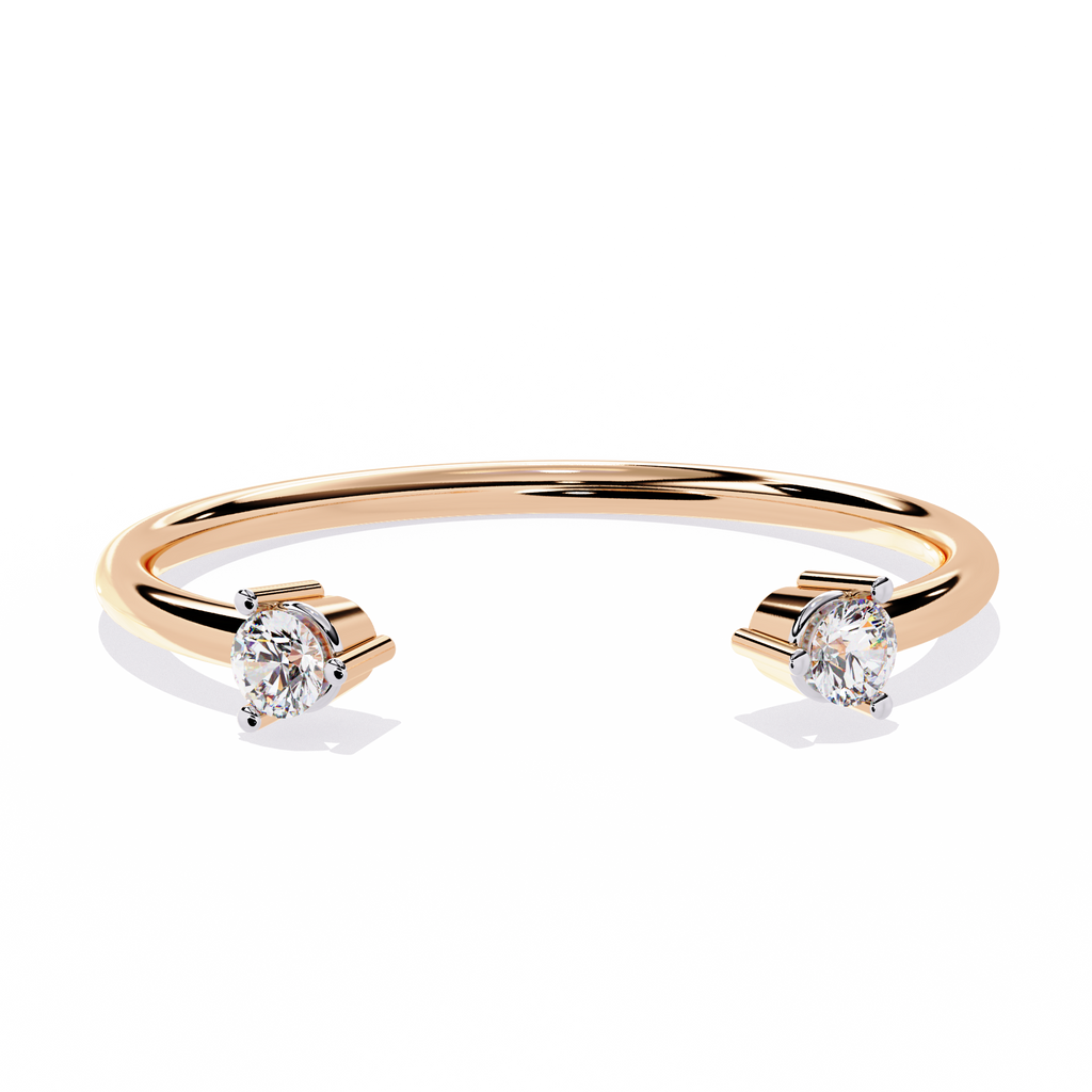 Open Band Lab Grown Diamond Ring