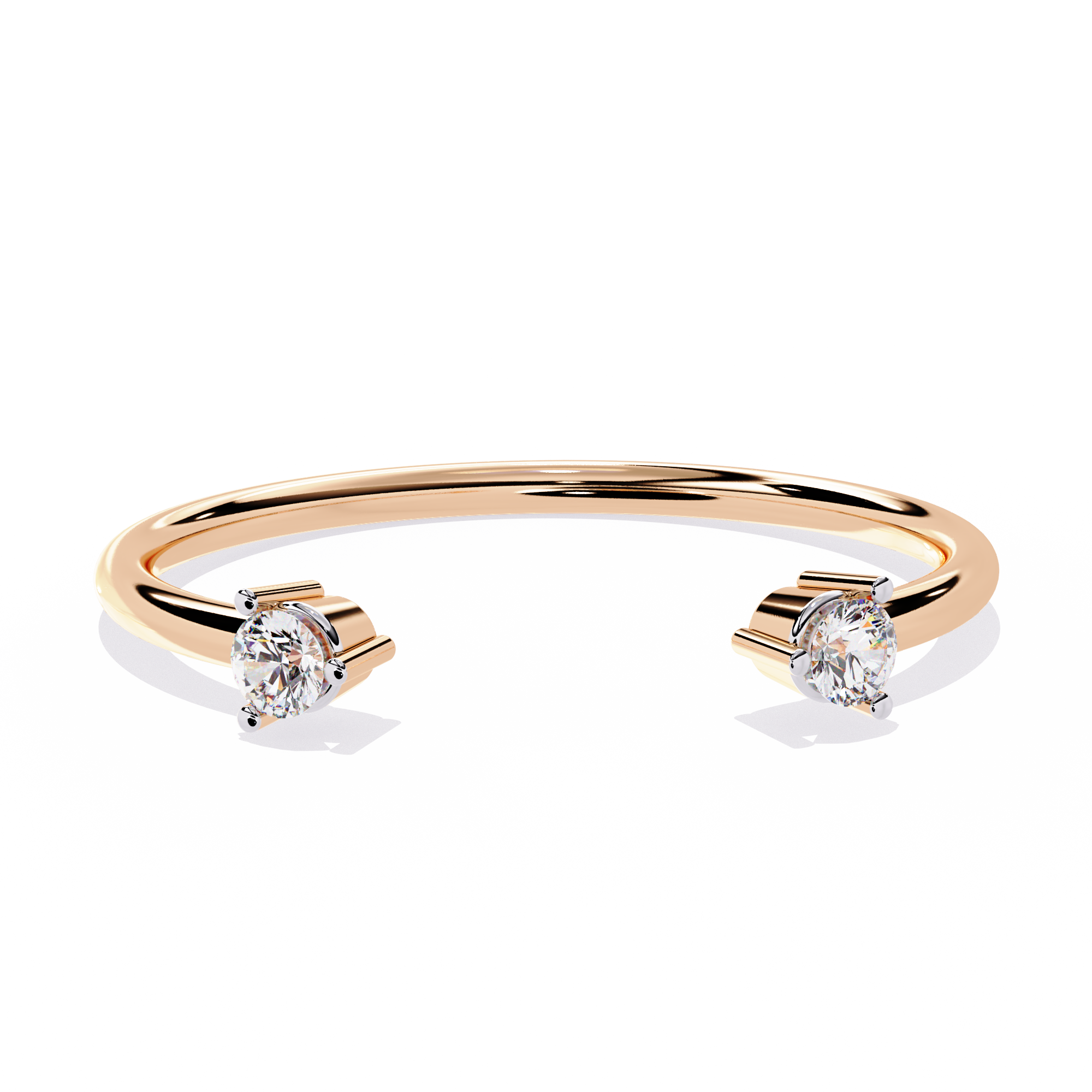 Open Band Lab Grown Diamond Ring