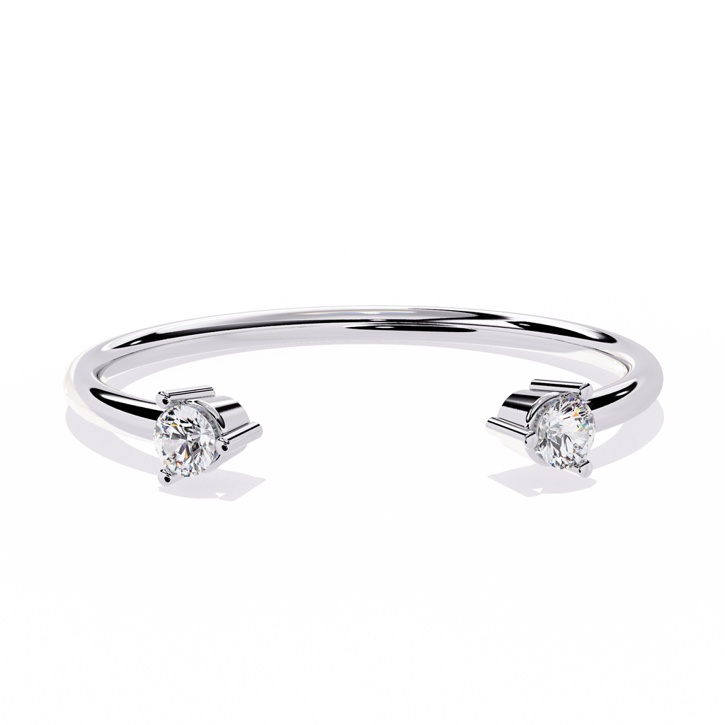 Open Band Lab Grown Diamond Ring
