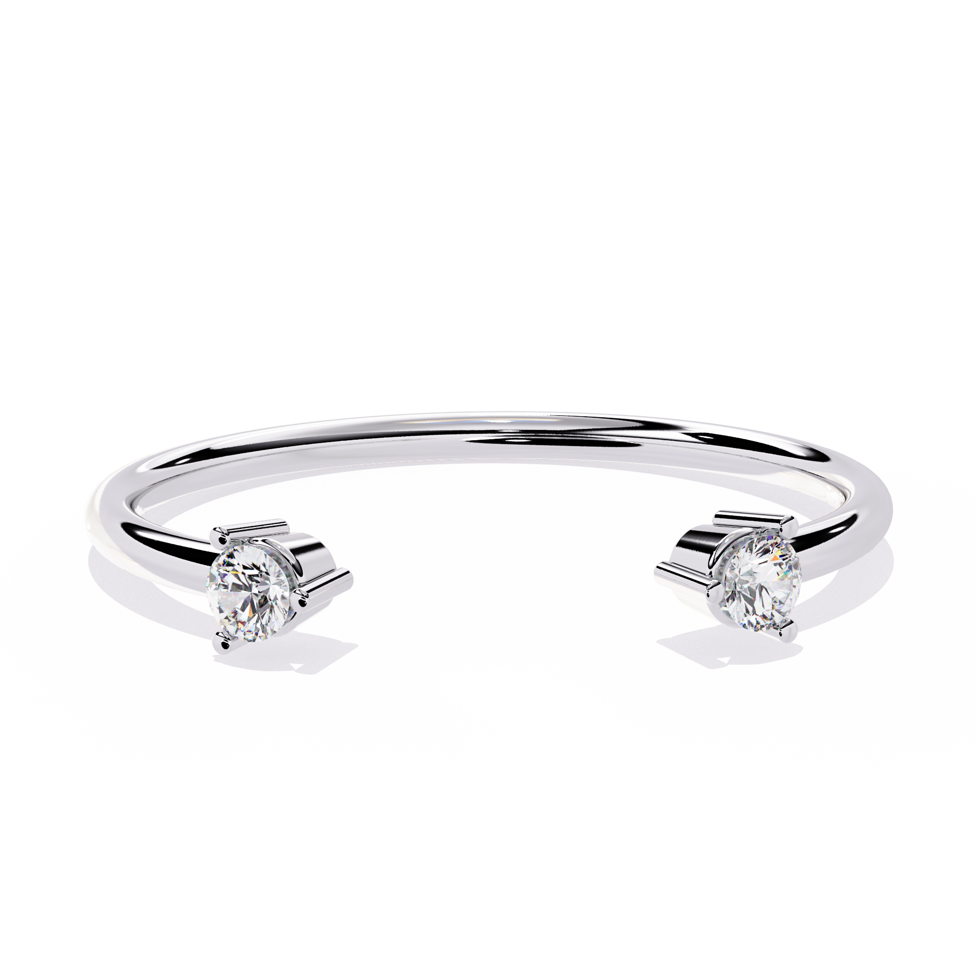Open Band Lab Grown Diamond Ring
