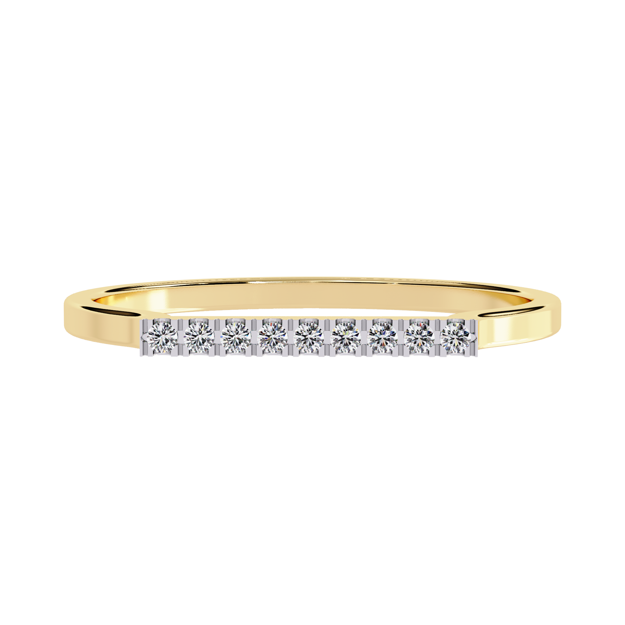 Lab Grown Diamond Bar Band