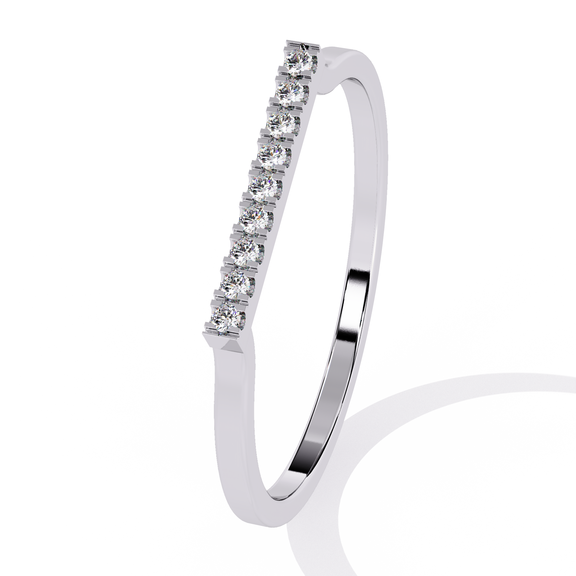 Lab Grown Diamond Bar Band