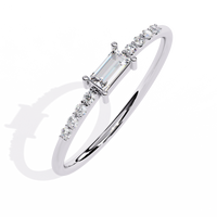 Lab Grown Baguette Diamond Ring