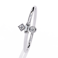 Geometric Lab Grown Diamond Ring