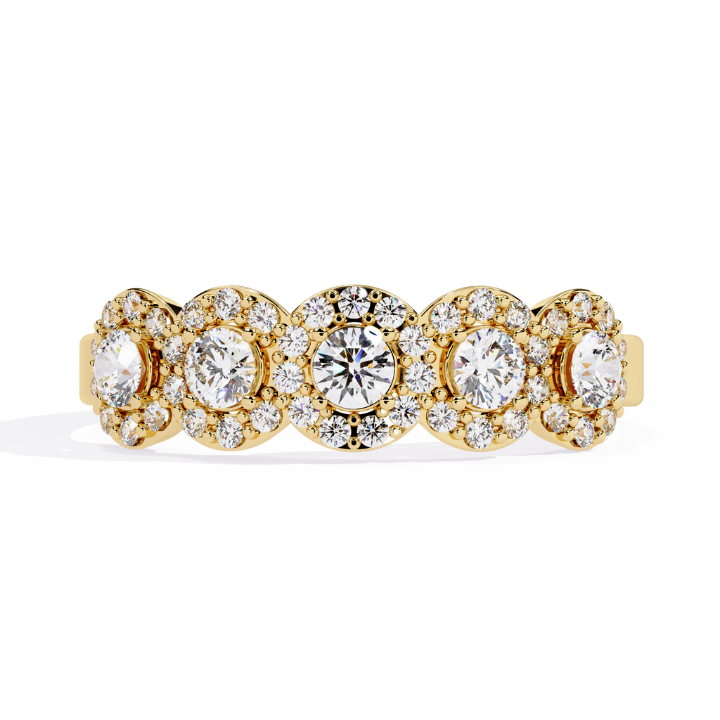 Multi-Halo Lab Grown Diamond Ring