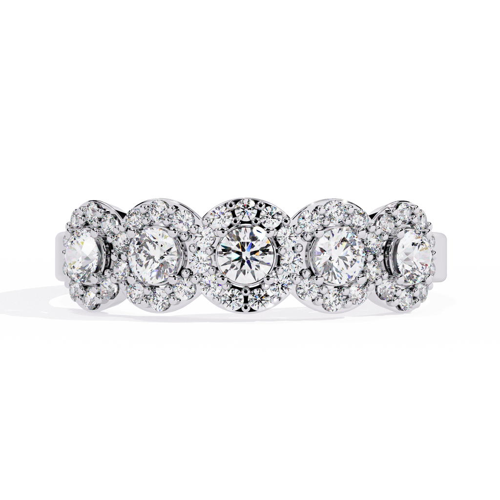 Multi-Halo Lab Grown Diamond Ring