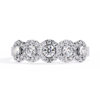 Multi-Halo Lab Grown Diamond Ring