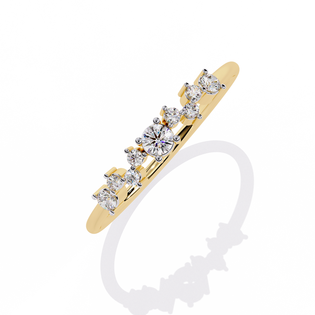Elegant Multi-Stone Lab Grown Diamond Ring
