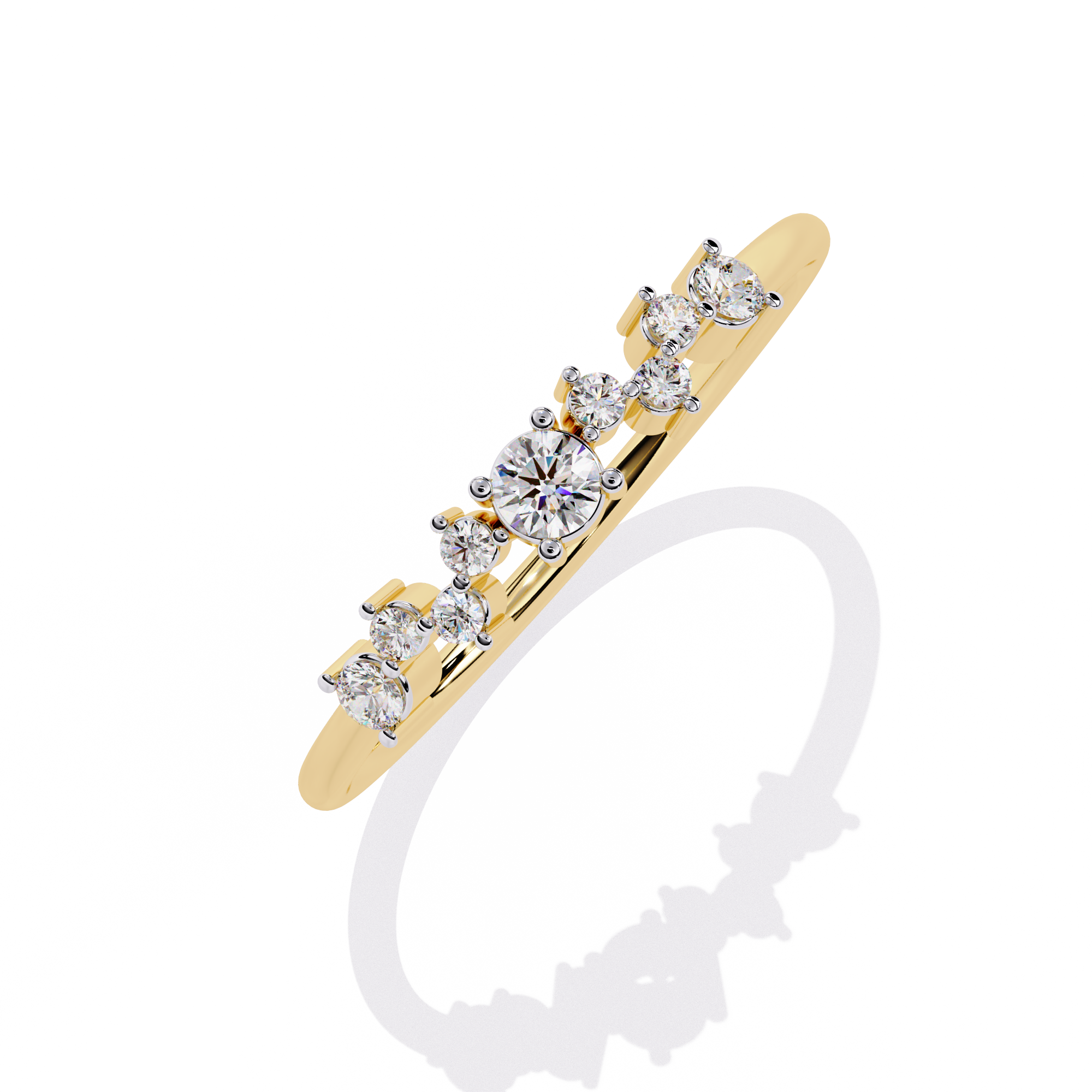 Elegant Multi-Stone Lab Grown Diamond Ring