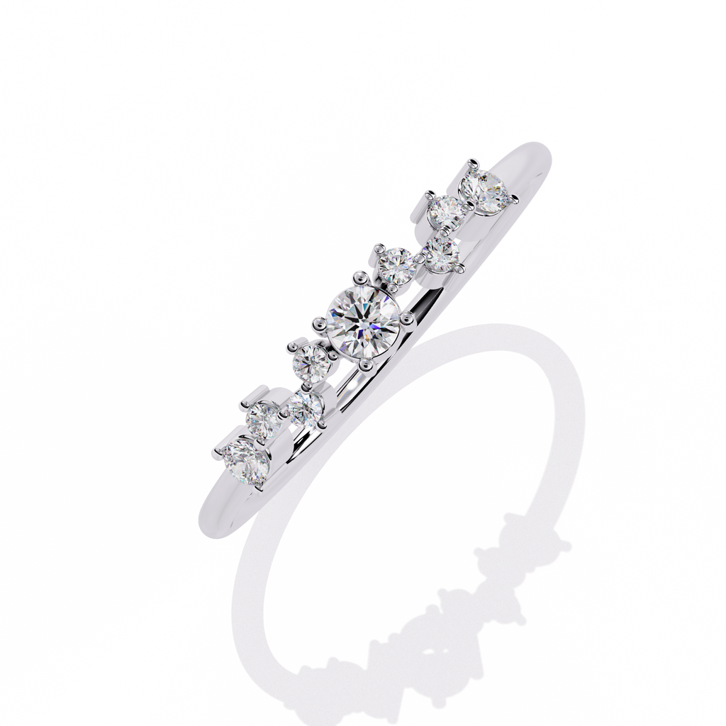 Elegant Multi-Stone Lab Grown Diamond Ring