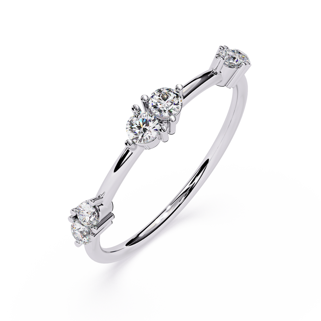 Three-Stone Lab Grown Diamond Ring