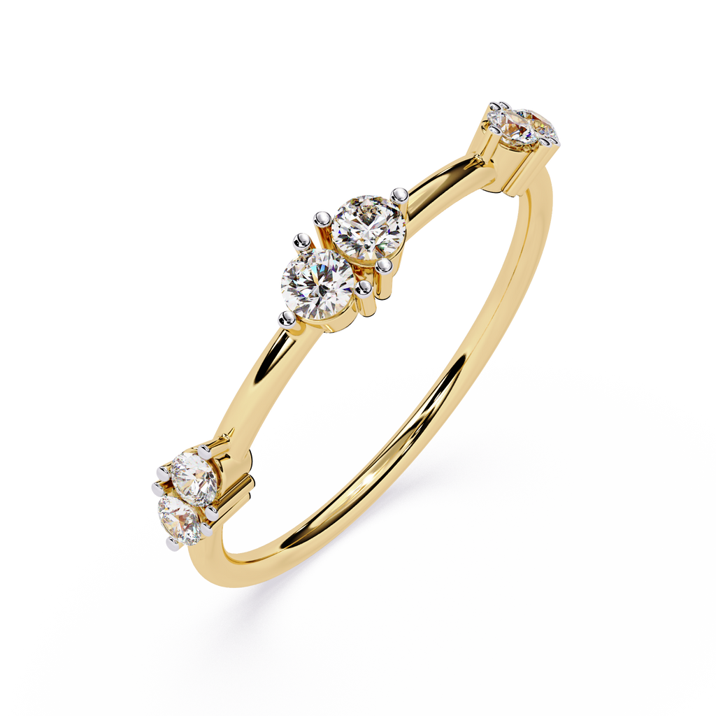 Three-Stone Lab Grown Diamond Ring