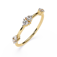 Three-Stone Lab Grown Diamond Ring