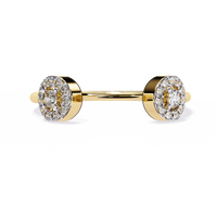 Halo Open Lab Grown Diamond Ring