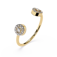 Halo Open Lab Grown Diamond Ring