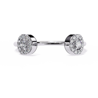 Halo Open Lab Grown Diamond Ring