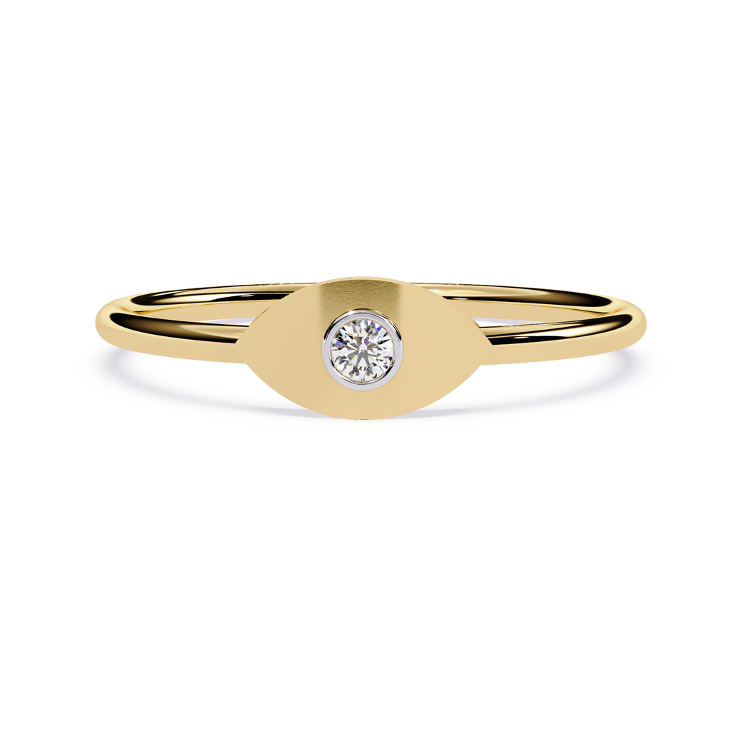 Solitaire Lab Grown Diamond Ring