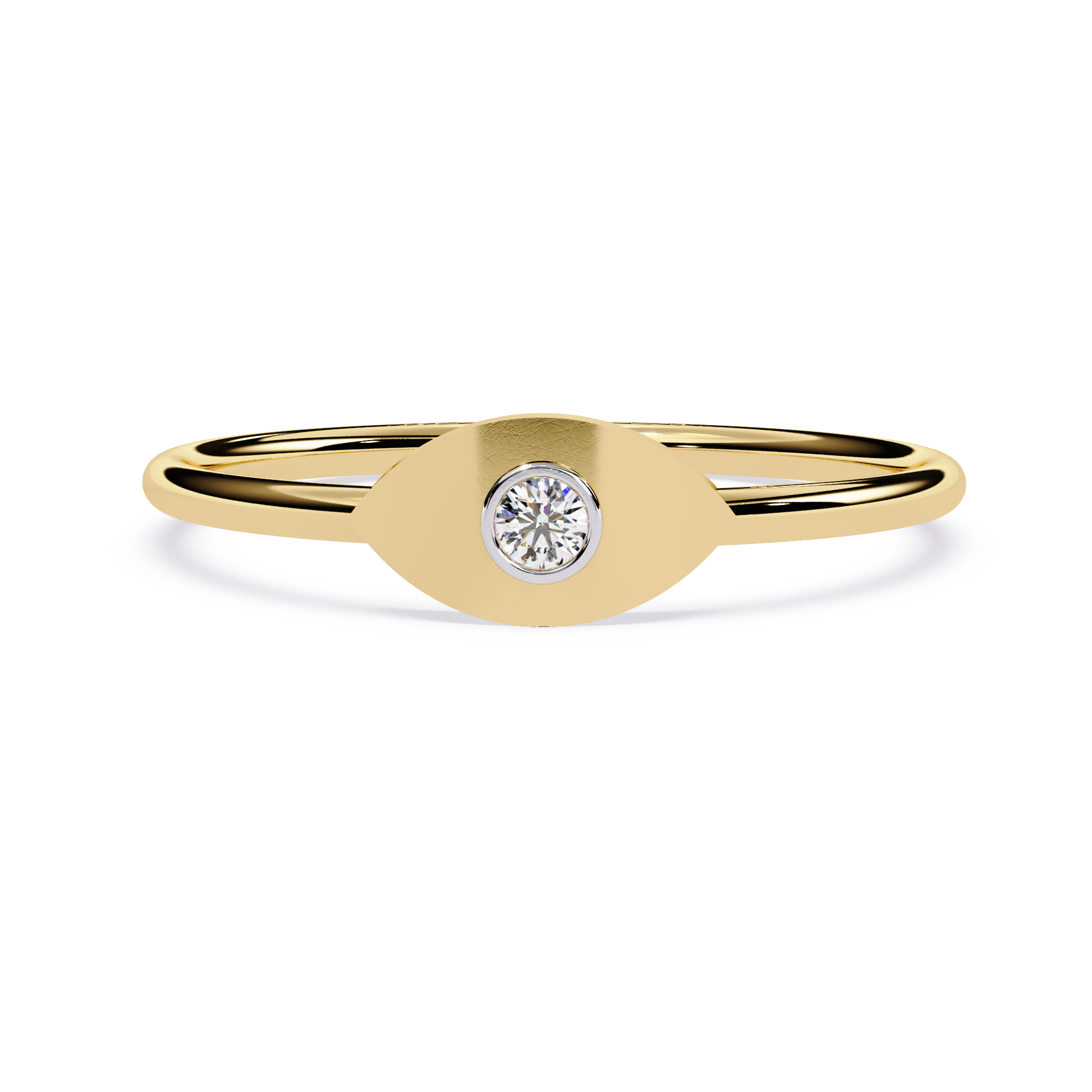 Solitaire Lab Grown Diamond Ring