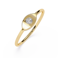 Solitaire Lab Grown Diamond Ring