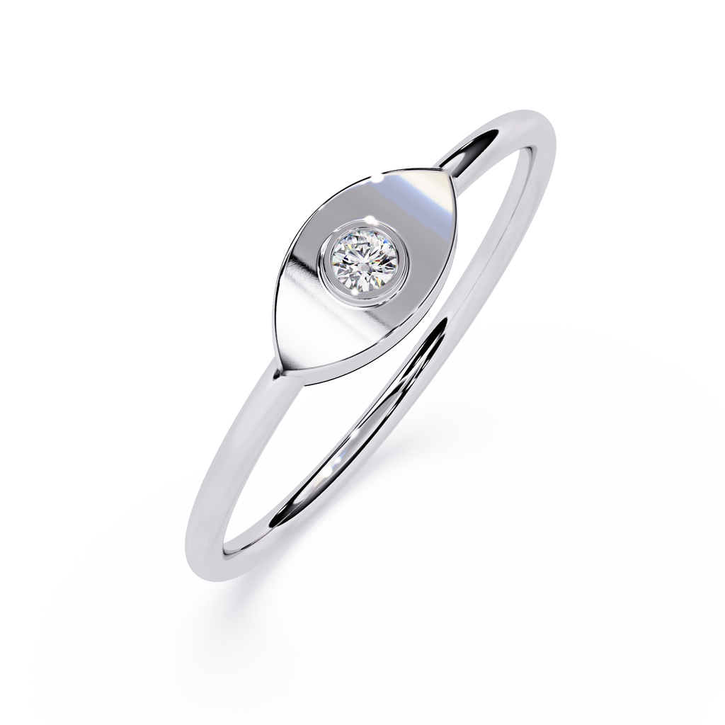 Solitaire Lab Grown Diamond Ring