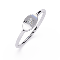 Solitaire Lab Grown Diamond Ring