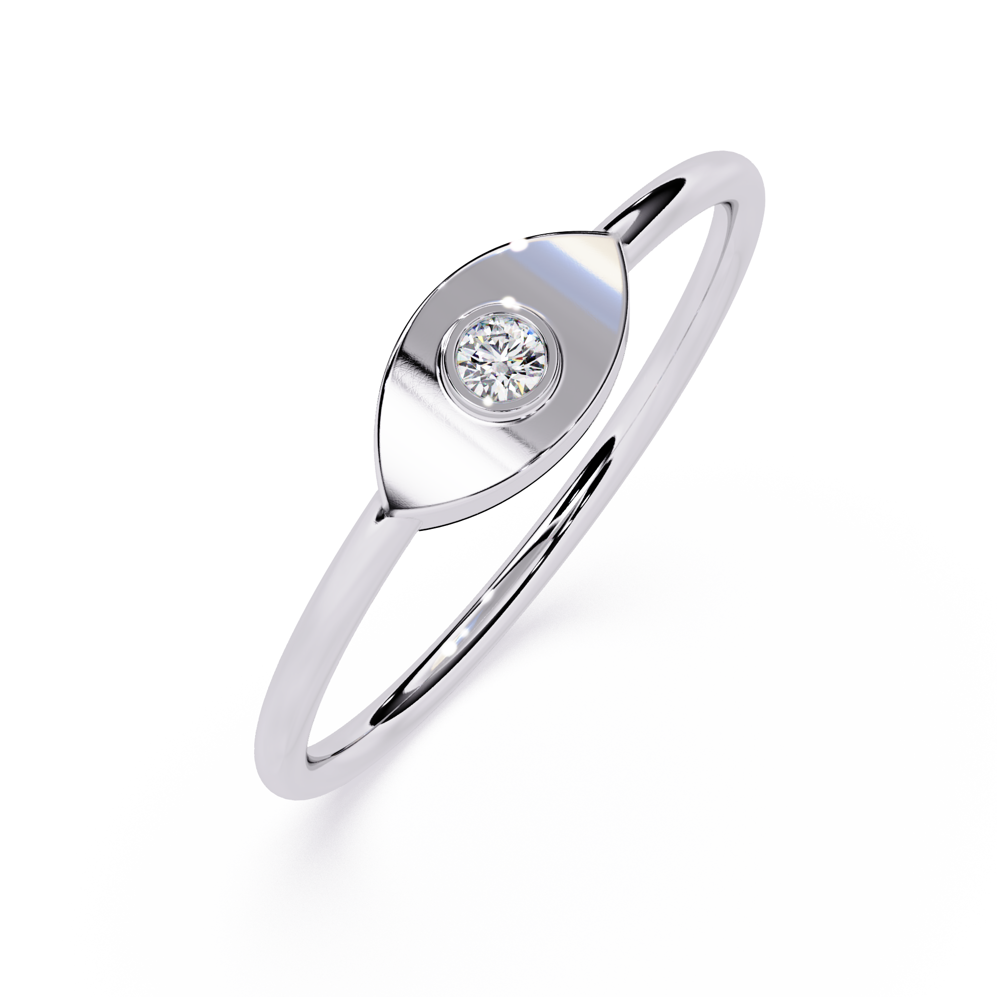 Solitaire Lab Grown Diamond Ring