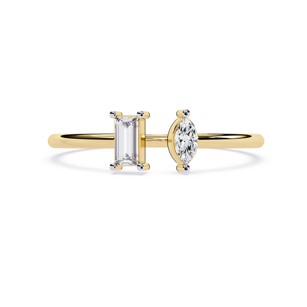 Two-Stone Toi Et Moi Lab Grown Diamond Ring