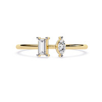 Two-Stone Toi Et Moi Lab Grown Diamond Ring