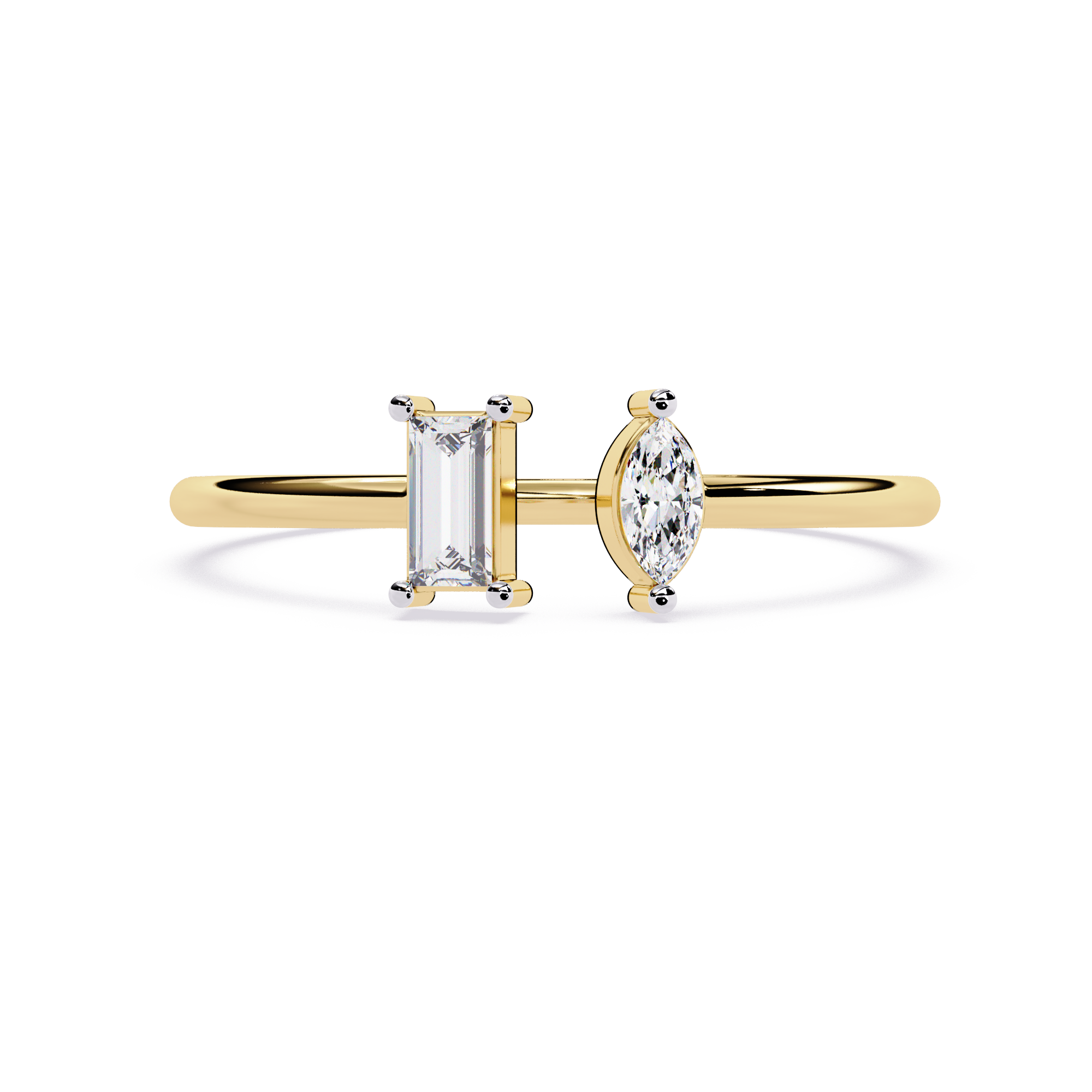 Two-Stone Toi Et Moi Lab Grown Diamond Ring