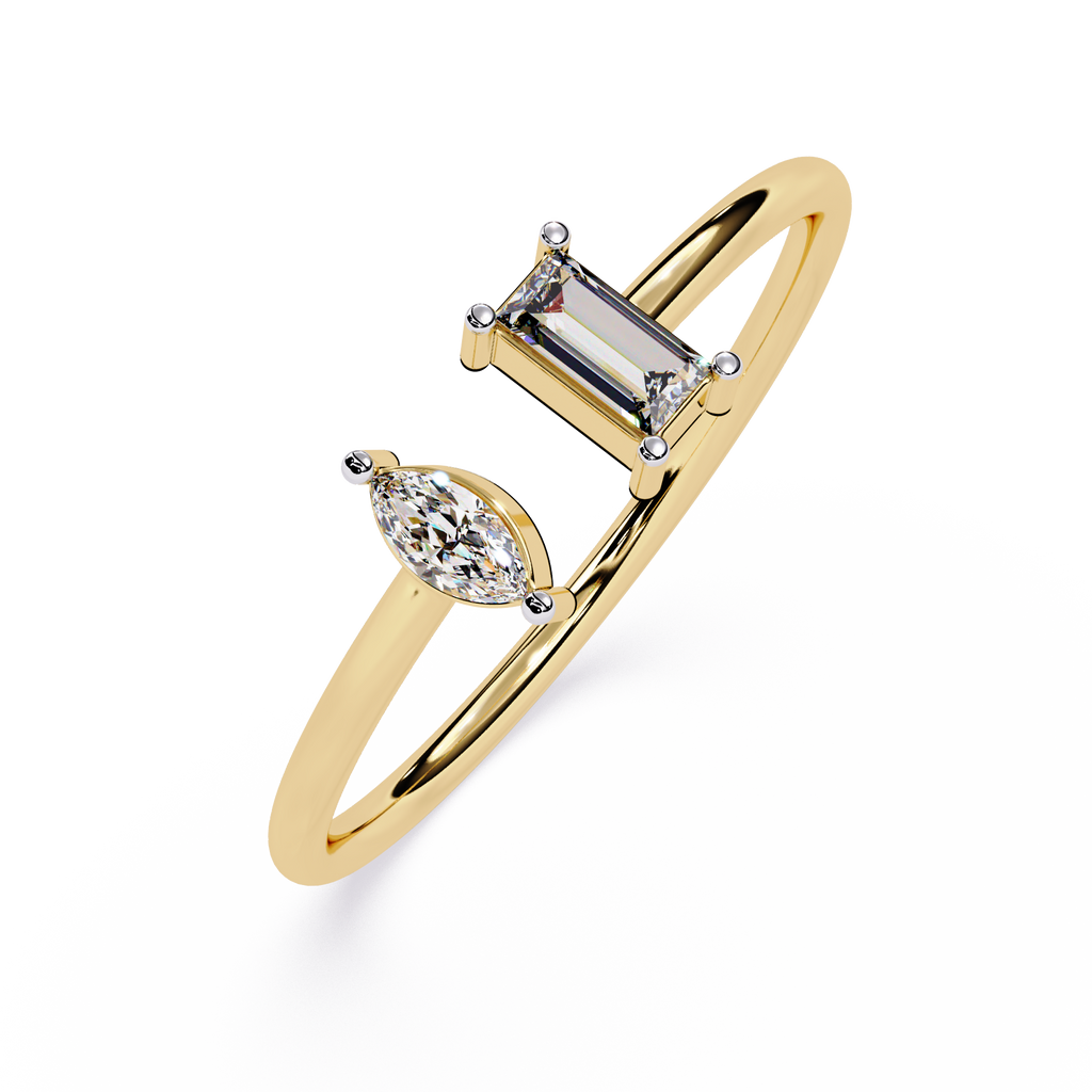 Two-Stone Toi Et Moi Lab Grown Diamond Ring