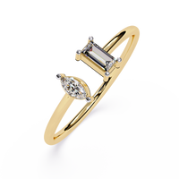 Two-Stone Toi Et Moi Lab Grown Diamond Ring