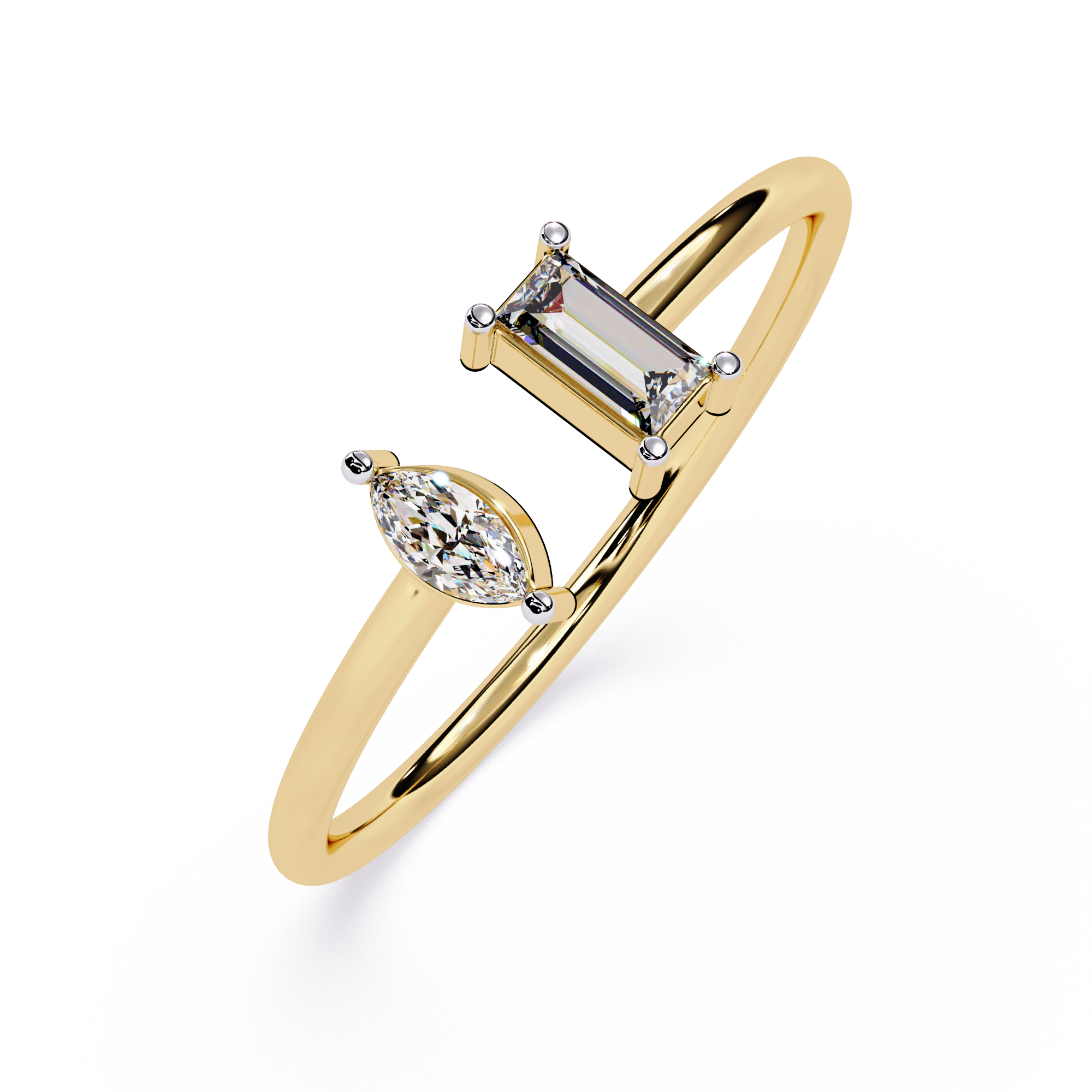 Two-Stone Toi Et Moi Lab Grown Diamond Ring