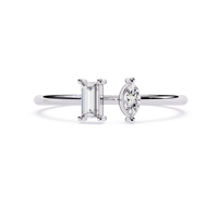 Two-Stone Toi Et Moi Lab Grown Diamond Ring