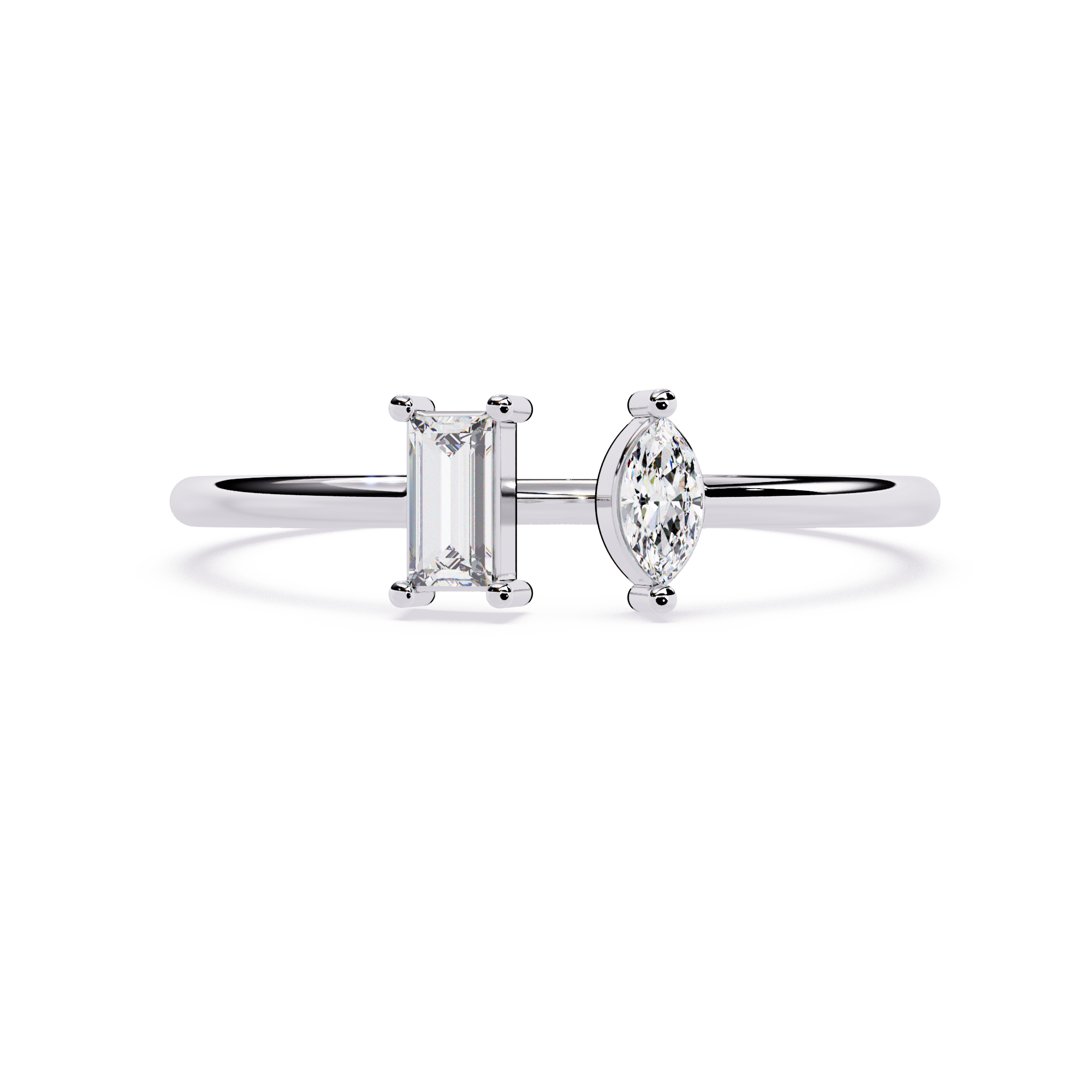 Two-Stone Toi Et Moi Lab Grown Diamond Ring