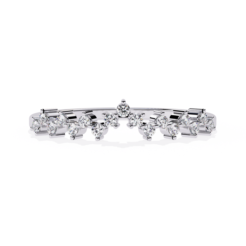 Lab Grown Diamond Crown Ring