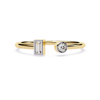 Two-Stone Lab Grown Diamond Ring