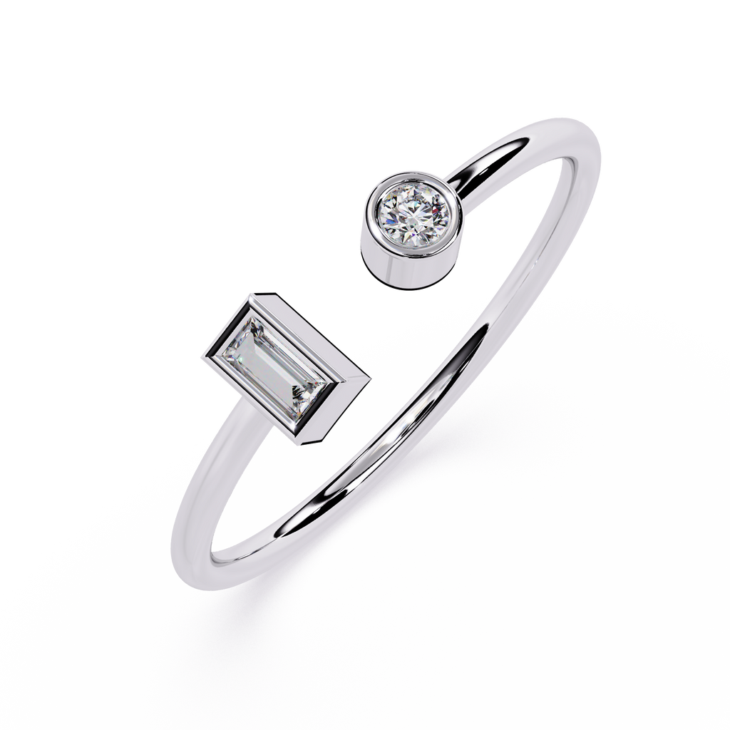 Two-Stone Lab Grown Diamond Ring