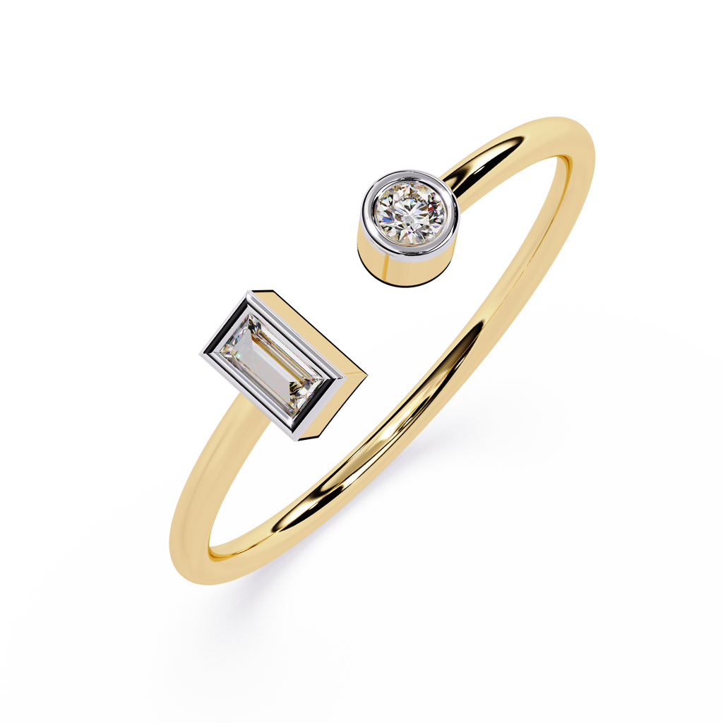 Two-Stone Lab Grown Diamond Ring