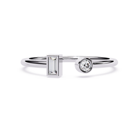 Two-Stone Lab Grown Diamond Ring