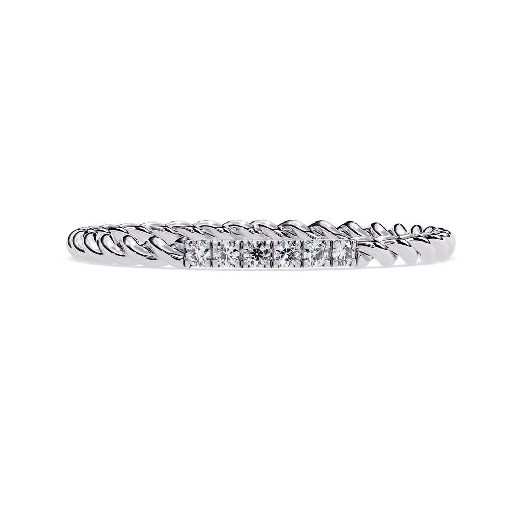 Lab Grown Diamond Rope Band Ring