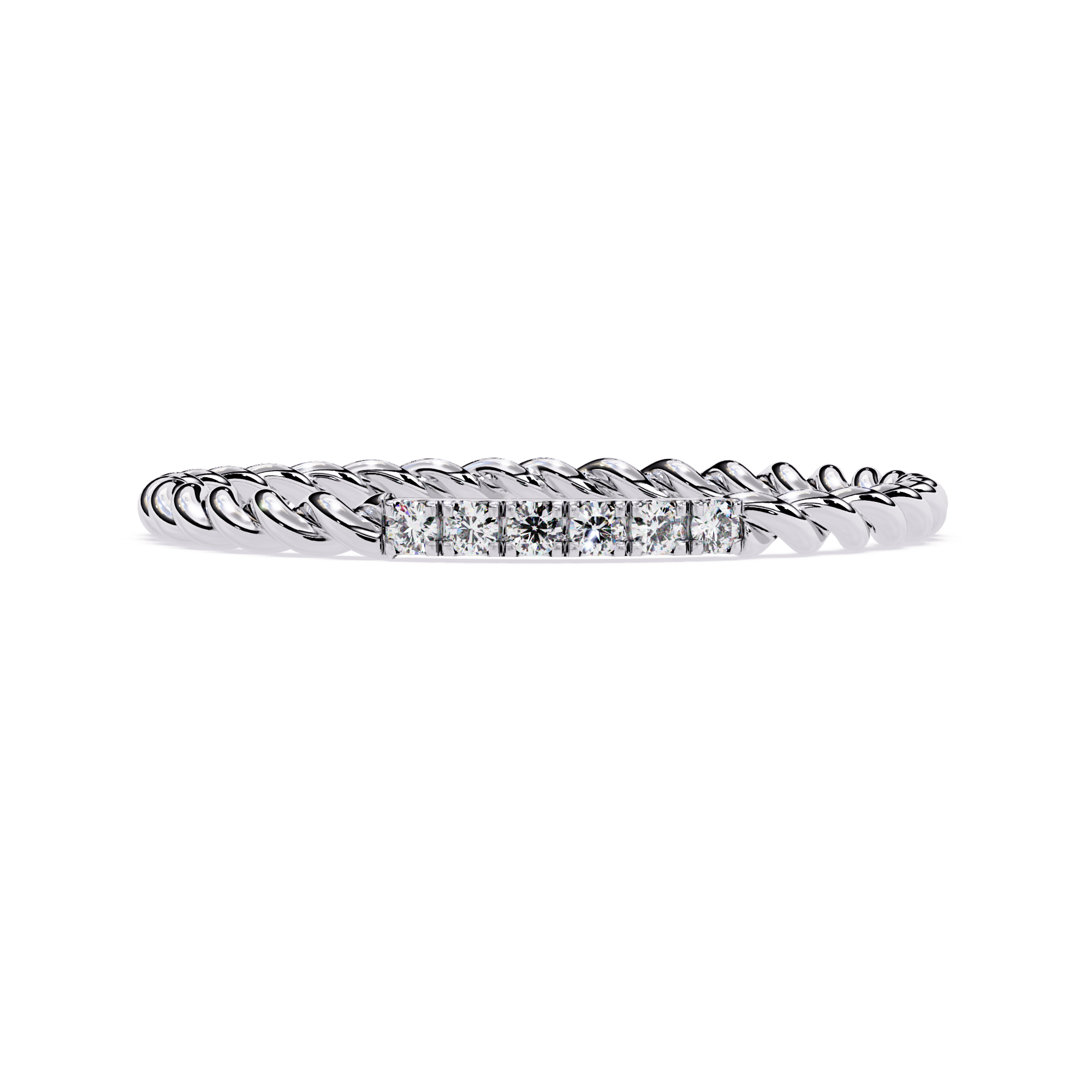 Lab Grown Diamond Rope Band Ring