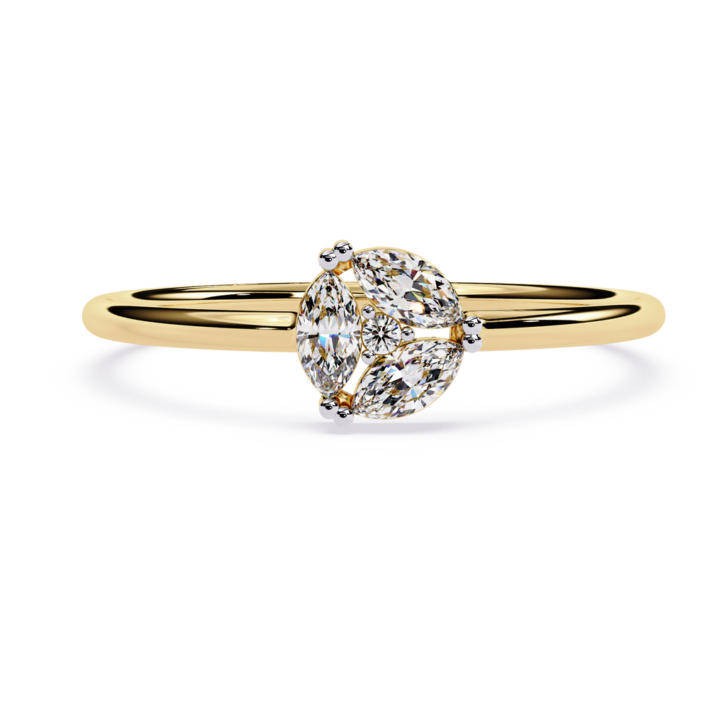 Marquise Cluster Lab Grown Diamond Ring