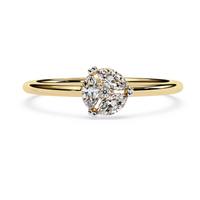 Marquise Cluster Lab Grown Diamond Ring