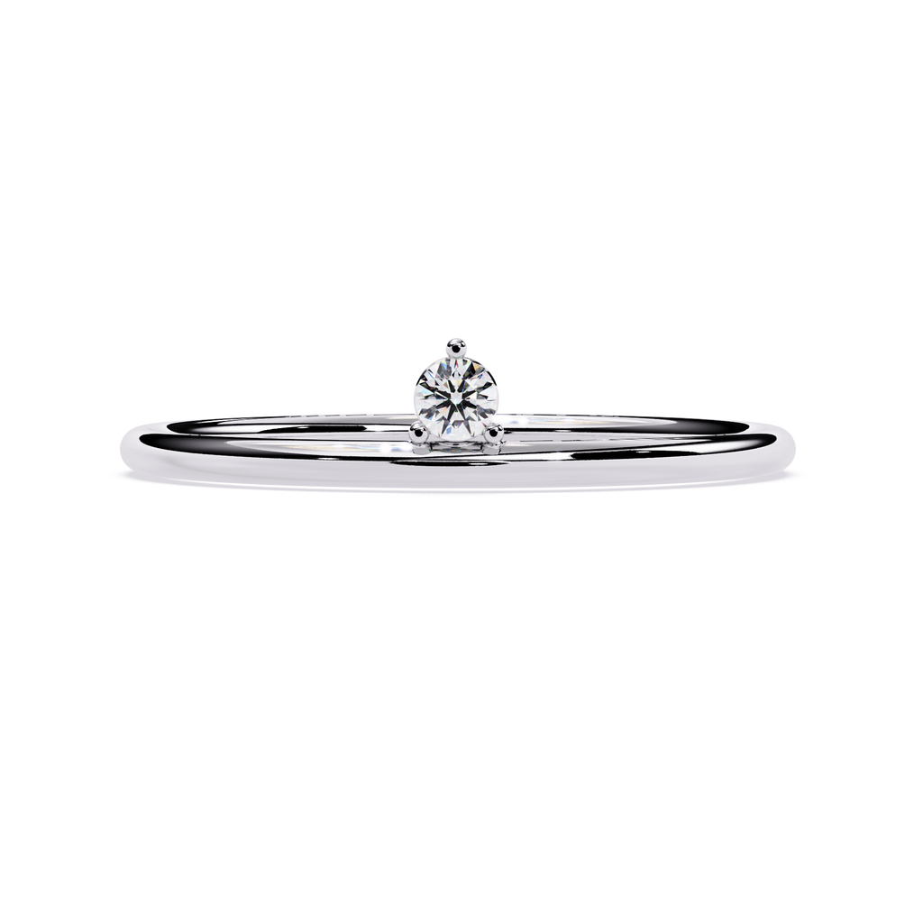 Solitaire Lab Grown Diamond Ring