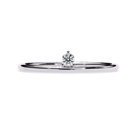 Solitaire Lab Grown Diamond Ring