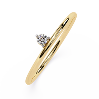 Solitaire Lab Grown Diamond Ring
